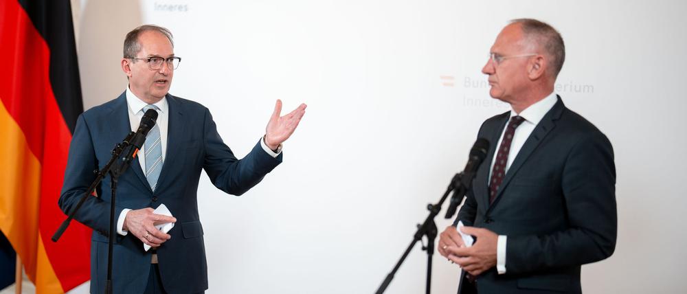 Die konservativen Innenminister demonstrieren Harmonie. 