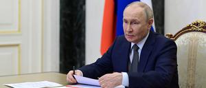 Der russische Präsident Wladimir Putin nahm nicht an den Verhandlungen in Istanbul teil.