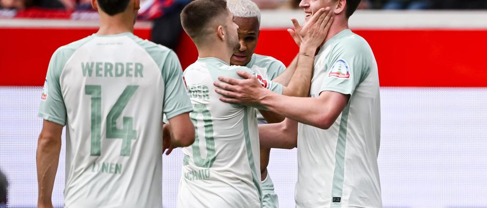 Werder jubelt am letzten Spieltag.
