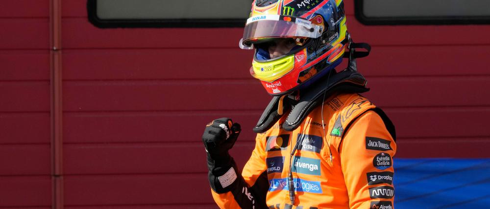 WM-Spitzenreiter Oscar Piastri schnappte sich die Pole Position in Imola.
