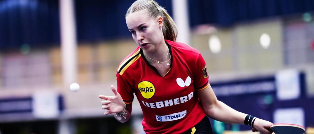Erfolgreicher WM-Start: Tischtennis-Hoffnung Annett Kaufmann.