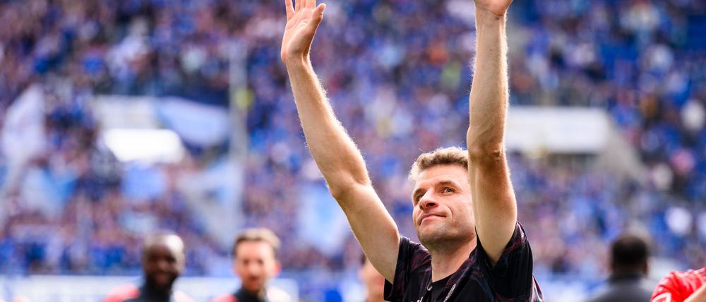 Thomas Müller nach seinem letzten Bundesliga-Spiel.