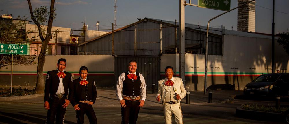 Die Party fand in der Nähe des berühmten Platzes Garibaldi statt, auf dem sich die Mariachi-Musikanten in Mexiko-Stadt versammeln. (Archivbild)
