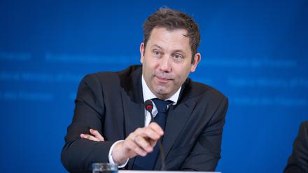 Der Bundesfinanzminister: Lars Klingbeil (SPD).