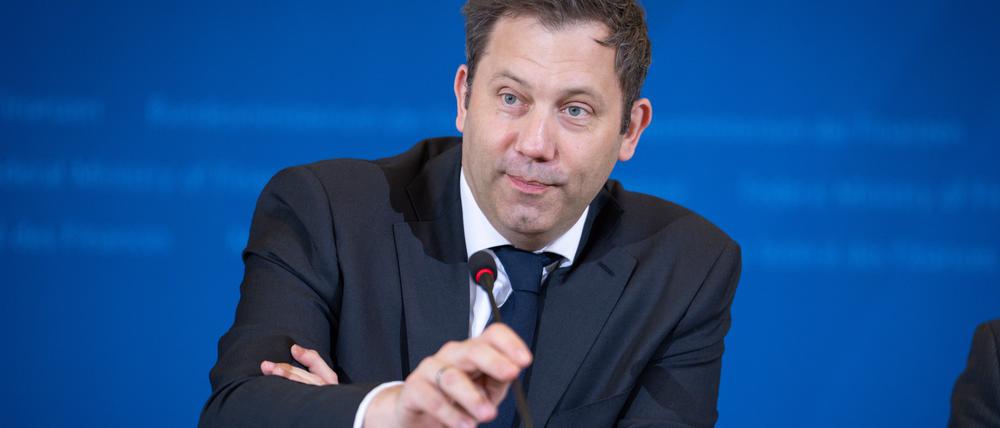 Der Bundesfinanzminister: Lars Klingbeil (SPD).