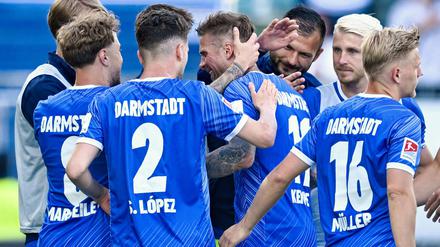 Verabschiedete sich mit einem Sieg von Darmstadt 98: Tobias Kempe.