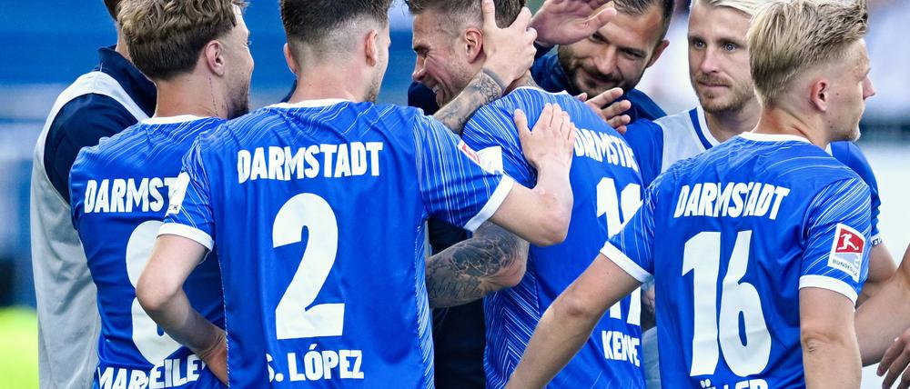 Verabschiedete sich mit einem Sieg von Darmstadt 98: Tobias Kempe.