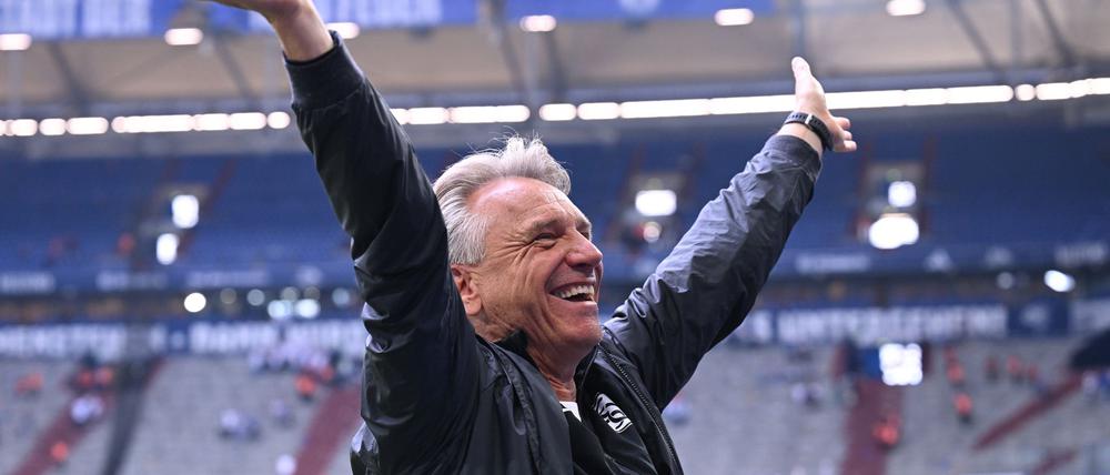 Horst Steffen hat die SV Elversberg auf den Relegationsplatz in der 2. Bundesliga geführt.