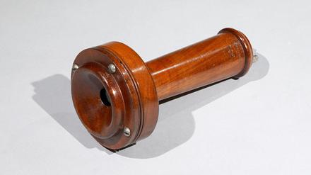 Das Bell-Telefon, das beim ersten Telefongespräch in Berlin und Deutschland benutzt wurde.