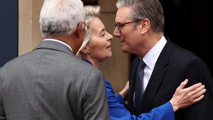 Briten-Premier Keir Starmer und EU-Kommissionschefin Ursula von der Leyen. 