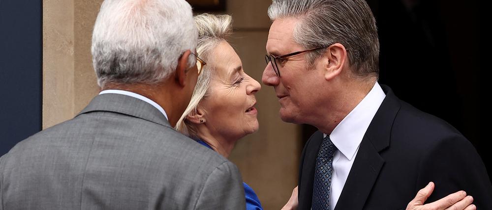 Briten-Premier Keir Starmer und EU-Kommissionschefin Ursula von der Leyen. 