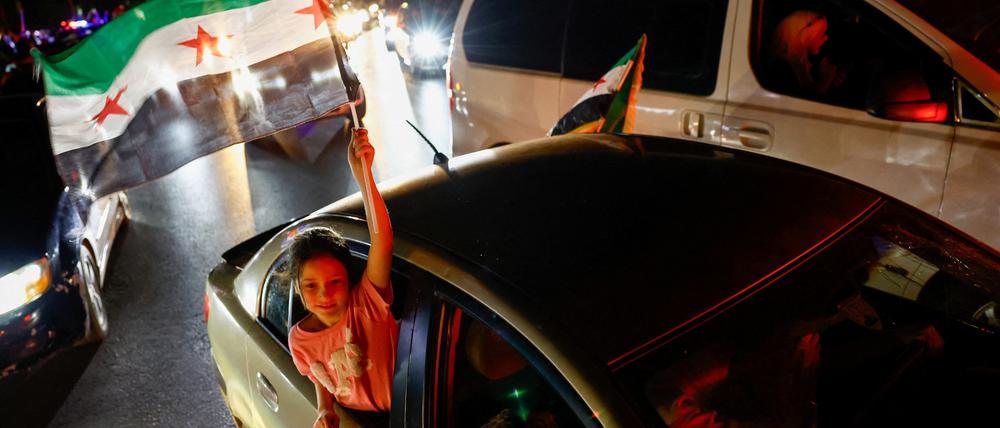 Ein Freudentag für Syrien: Die Menschen feiern das Ende der US-Sanktionen.  