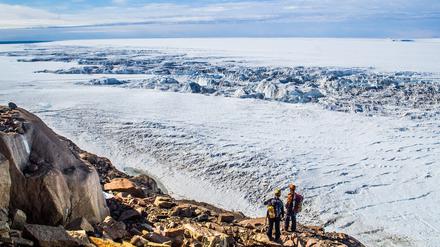 Das Eis der Antarktis, hier der Mawson-Gletscher, könnte bereits bei 1,5-Grad-Erwärmung den Meeresspiegel gefährlich ansteigen lassen.