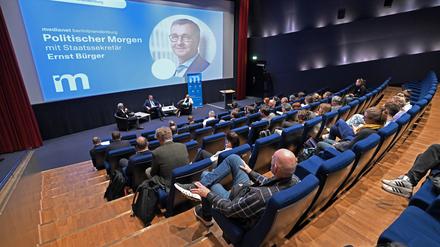 Der Politische Morgen im fx-Center in Babelsberg