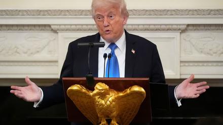 US-Präsident Donald Trump wird dafür kritisiert, nicht genügend Druck auf Kremlchef Putin auszuüben. 