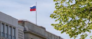 Die russische Botschaft in Berlin.