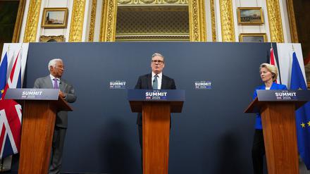 Die EU-Spitze und der britische Premierminister Starmer präsentierten die Einigung höchst zuversichtlich.