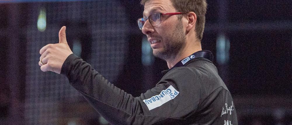 Füchse-Trainer Jaron Siewert war rundum zufrieden mit dem Auftritt seines Teams in Göppingen.