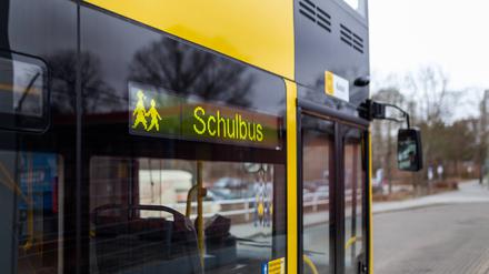 Schulbus in Berlin. 