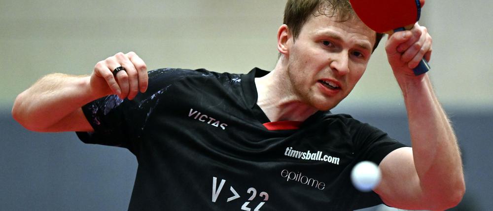 WM-Aus in der dritten Runde: Tischtennis-Profi Benedikt Duda.