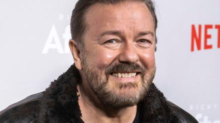 Ricky Gervais wird in Hollywood mit einer Sternenplakette verewigt. (Archivbild) 