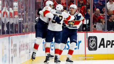 Greer traf einmal, Nosek bereitete zwei Tore vor: Die Panthers hatten zum Auftakt Grund zu Feiern.