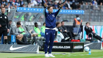 Stefan Leitl ist seit Februar Trainer bei Hertha BSC. Er hat die Mannschaft vor dem Abstieg in die Dritte Liga gerettet.