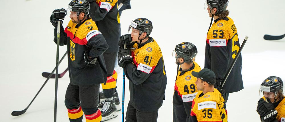 Die Eishockey-WM endet für die deutsche Nationalmannschaft früh und mit einer herben Enttäuschung.
