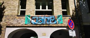Eingang der Jane-Goodall-Schule in Friedrichshain