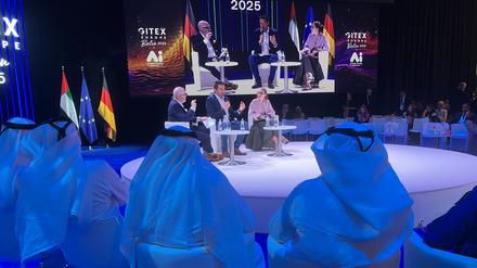 Die Gitex-Messe aus Dubai findet in diesem Jahr erstmals auf dem Messegelände in Berlin statt.