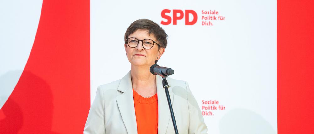 Saskia Esken (SPD) wird sich im Bundestag neuen Aufgaben widmen. 