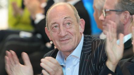 Jan Eder bei seiner Abschiedsfeier am Mittwochabend.