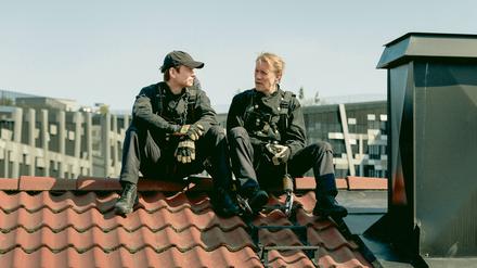 Jan Gunnar Røise und Thorbjørn Harr in einer Szene des Films „Oslo Stories: Sehnsucht“