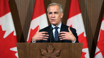 Kanadas Premier Mark Carney. „Nehmen diese Bedrohungen ernst.“