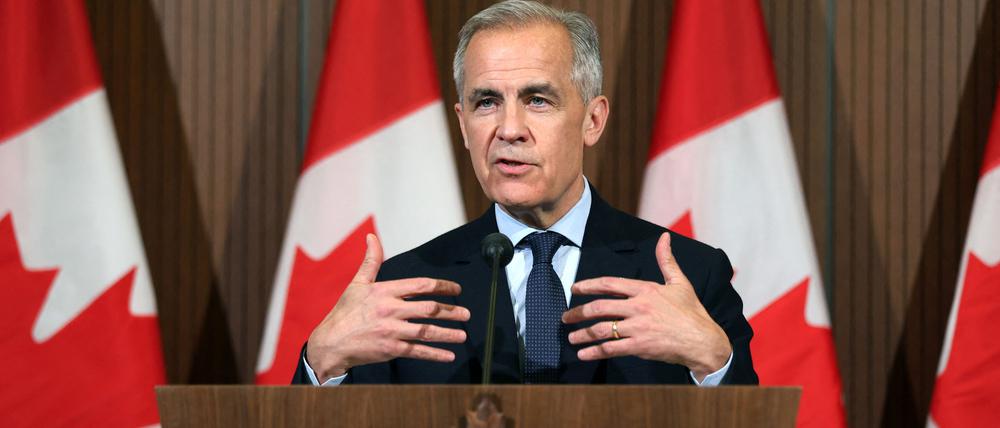 Kanadas Premier Mark Carney. „Nehmen diese Bedrohungen ernst.“