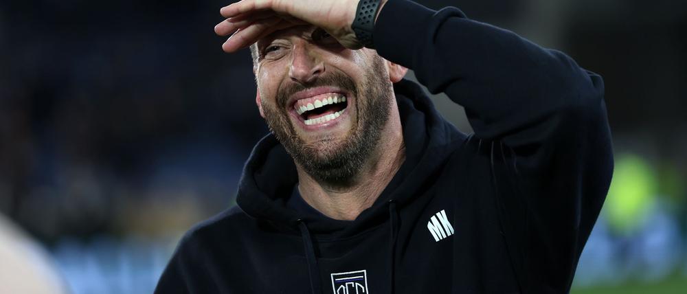 Geht mit Zuversicht voran: Bielefeld-Coach Mitch Kniat.