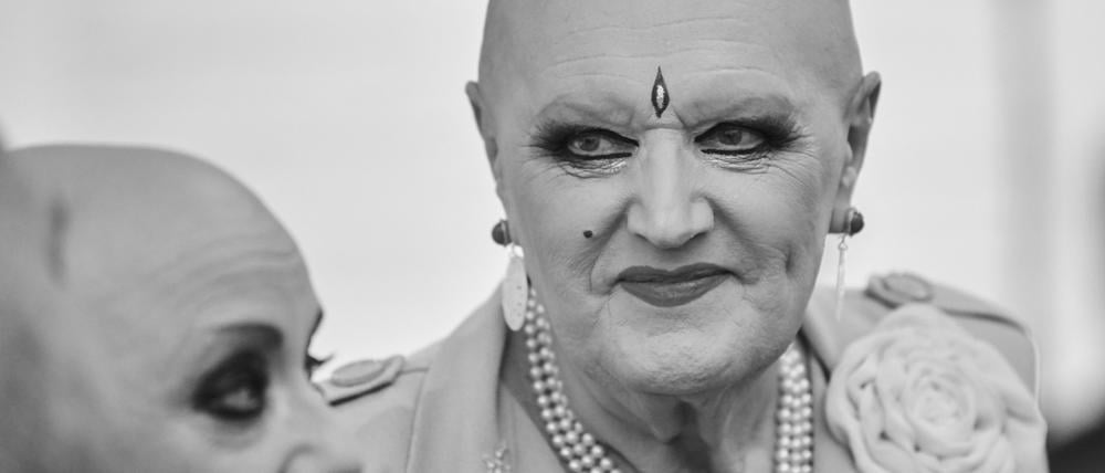 Das Künstlerpaar Eva (r) und Adele 2018 im me collectors room.