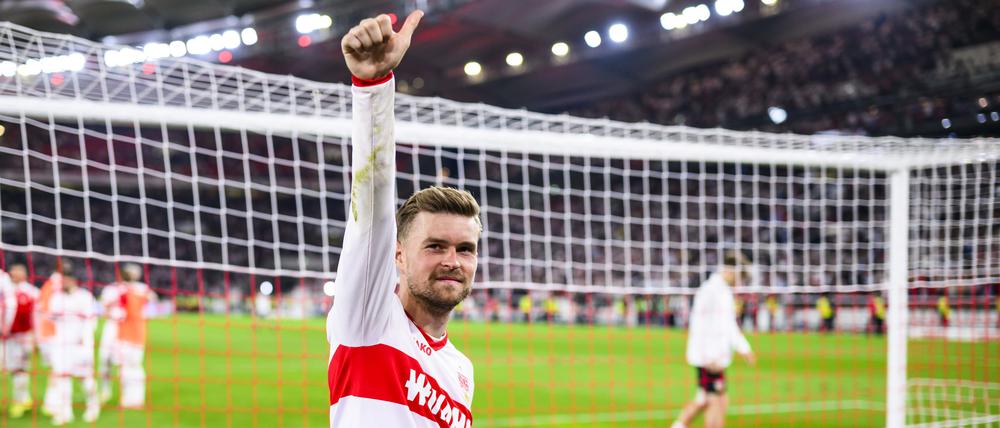 Alles super. Für Maximilian Mittelstädt ist es seit dem Wechsel zum VfB Stuttgart nur nach oben gegangen.