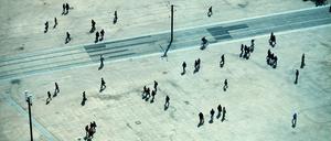 Der Alexanderplatz, einst Symbol für die moderne Weltstadt Berlin, heute Fußgängerzone.