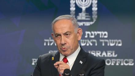 Der israelische Premierminister Benjamin Netanjahu