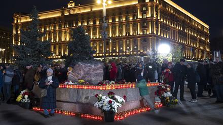 Jährlich in Moskau stattfindende Mahnwache für die Opfer der Stalin-Diktatur