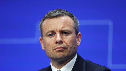 Die Unterstützung der Ukraine sei eine Investition in die Stabilität Europas, argumentiert Finanzminister Serhij Martschenko. (Archivbild)