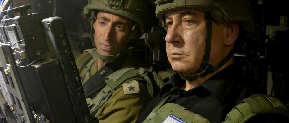 Im Krieg: Israels Premier Netanjahu