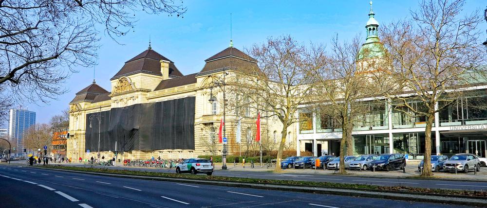 An der UdK gab es Protestaktionen gegen den Senats-Sparkurs.