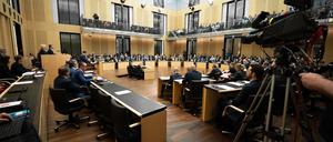 Plenarsaal des Deutschen Bundesrats in Berlin.