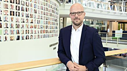 IHK-Präsident Sebastian Stietzel im Haus der Wirtschaft.
