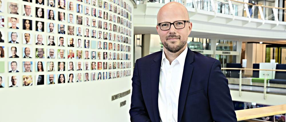 IHK-Präsident Sebastian Stietzel im Haus der Wirtschaft.