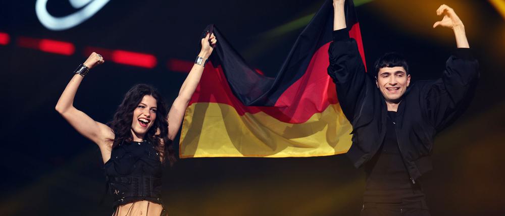 Das für Deutschland angetretene österreichische Geschwister-Duo Abor & Tynna klettert mit seinem Track „Baller“ diese Woche bis auf Rang drei der Offiziellen Deutschen Single-Charts, ermittelt von GfK Entertainment. (Archivbild)