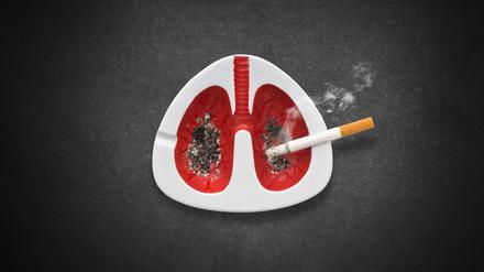80 bis 90 Prozent der COPD-Fälle werden aktiv oder passiv durch das Rauchen verursacht.