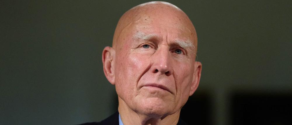 Sebastião Ribeiro Salgado im Jahr 2019 in Leipzig. (Archivbild)